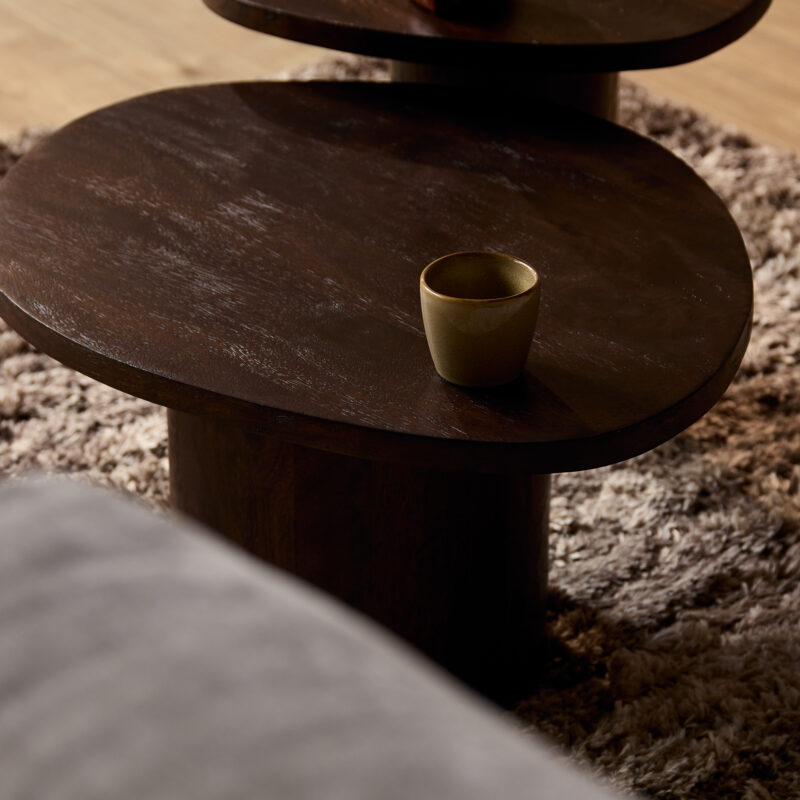 Salontafel Mirre | Brown | Set van 2