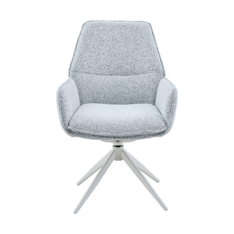 Eetkamerstoel Hera | Light Grey | Met armleuning