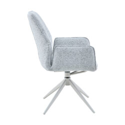 Eetkamerstoel Hera | Light Grey | Met armleuning