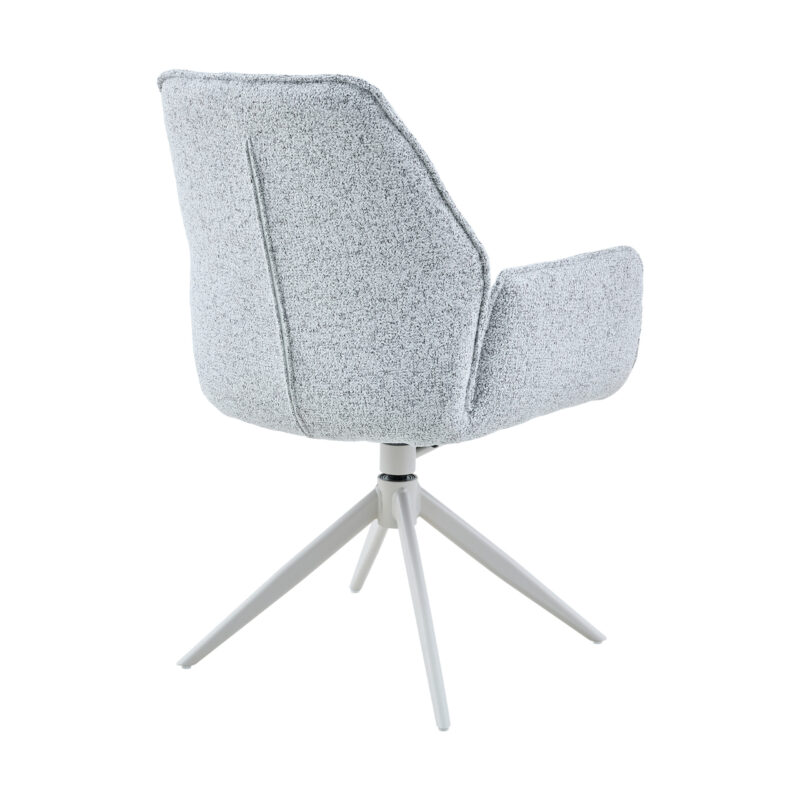 Eetkamerstoel Hera | Light Grey | Met armleuning