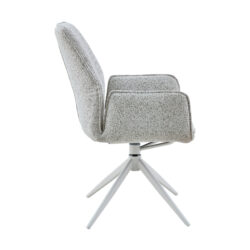 Eetkamerstoel Hera | Light Grey | Met armleuning