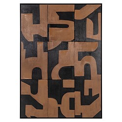 Uniek handgemaakt houten kunstwerk met abstracte vormen en natuurlijke afwerking, perfect voor modern interieur.