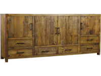 Brent Dressoir 200cm | Oud hout