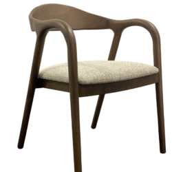 Eetkamerstoel Mihara mocca fancy fire retardant