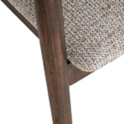 Eetkamerstoel Mihara mocca fancy fire retardant