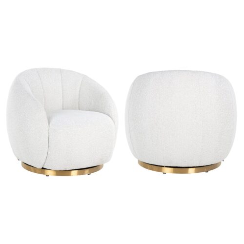 210713-S4530_WHITE_BOUCLE-00 Lounge stoel Jago white bouclé swivel