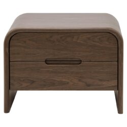 Bijzettafel Bedford brown 2-drawers