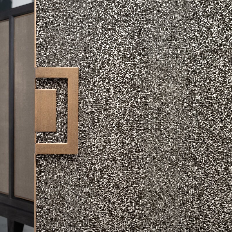 Elegante meubelwand met textuurrijke opdruk en bouwmaterialen van hoge kwaliteit, perfect voor moderne interieurs en op maat gemaakte meubels.