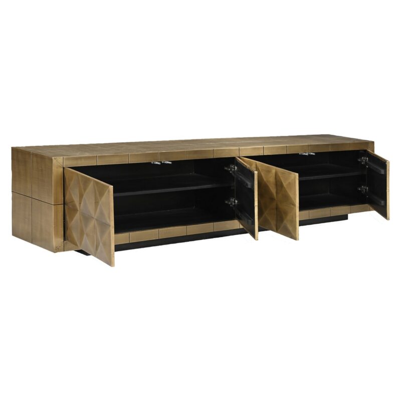 7595-7 TV-meubel Collada brushed gold