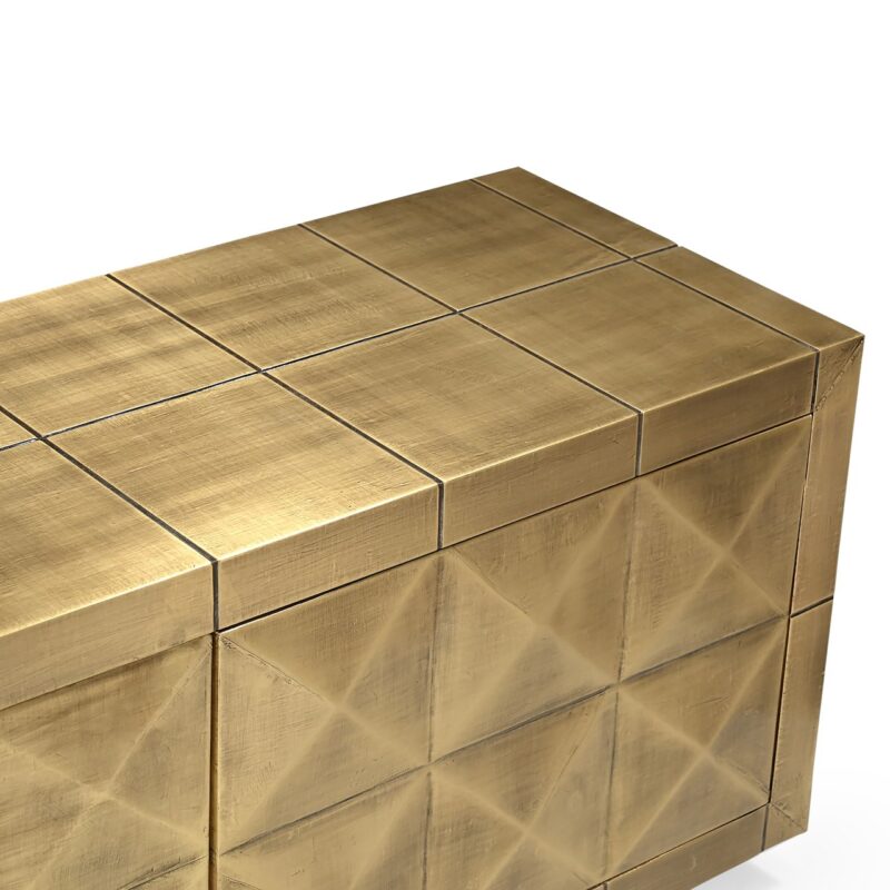 7595-8 TV-meubel Collada brushed gold