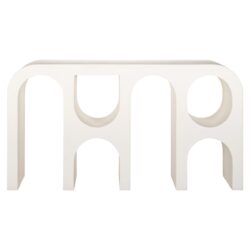 Console Bloomstone white 150