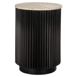 7911-1 Bijzettafel Hampton dark brown 45Ø