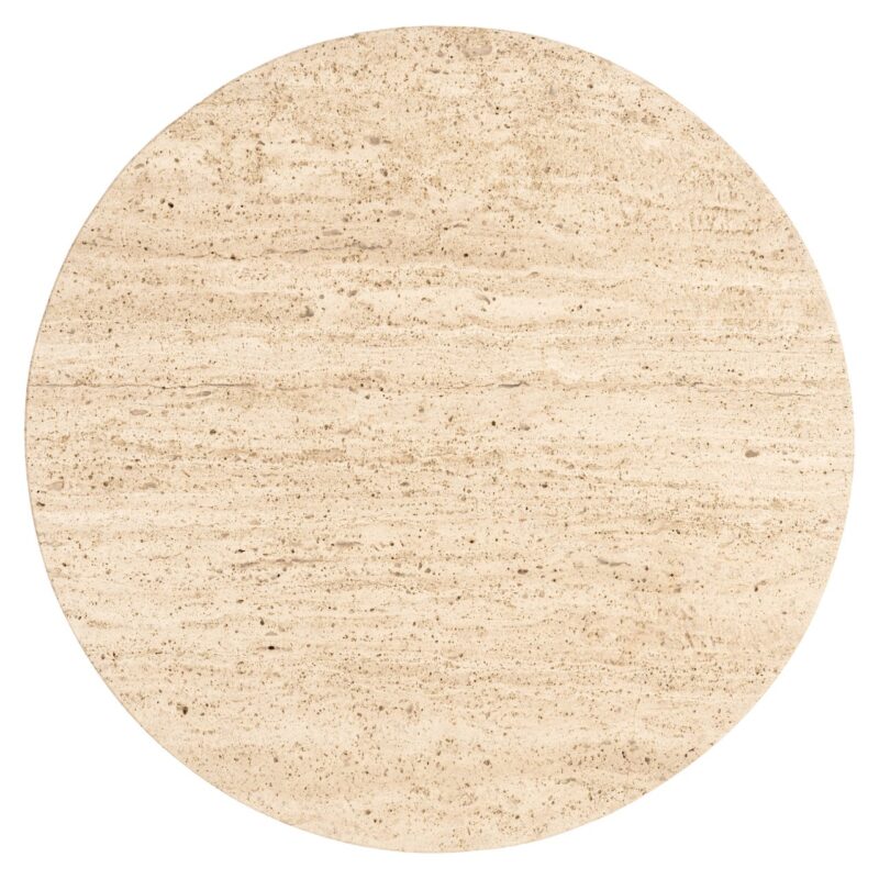 7911-4 Bijzettafel Hampton dark brown 45Ø