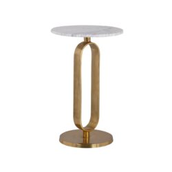 825191-1 Bijzettafel Celine brushed gold