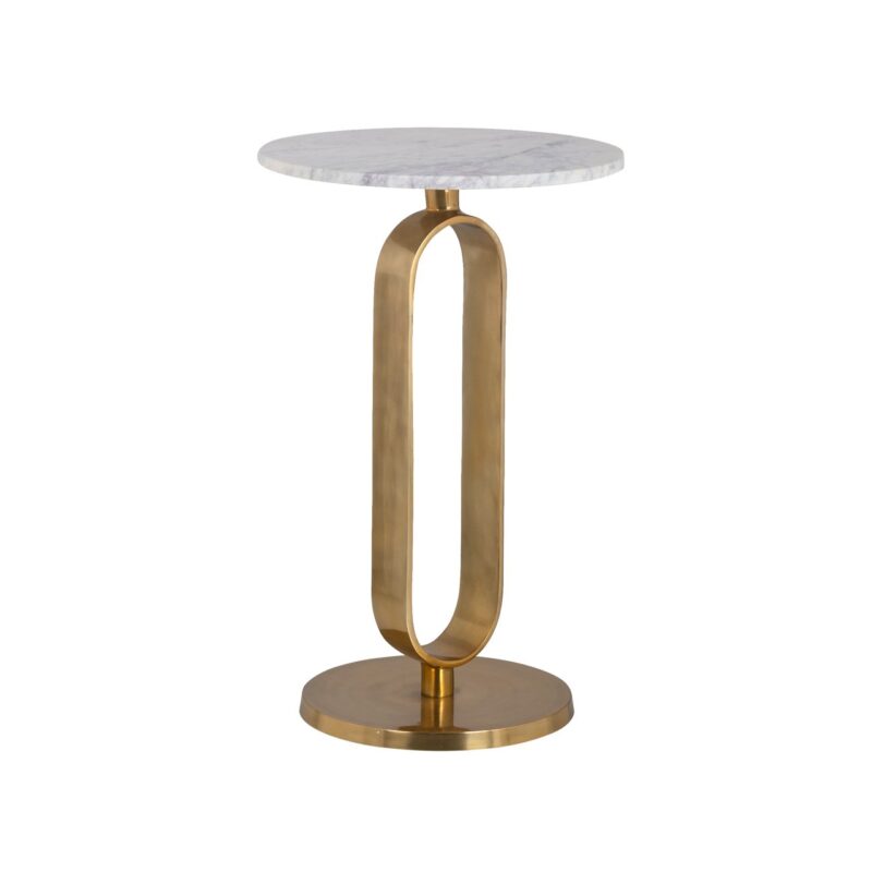 825191-1 Bijzettafel Celine brushed gold