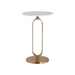 825191-5 Bijzettafel Celine brushed gold