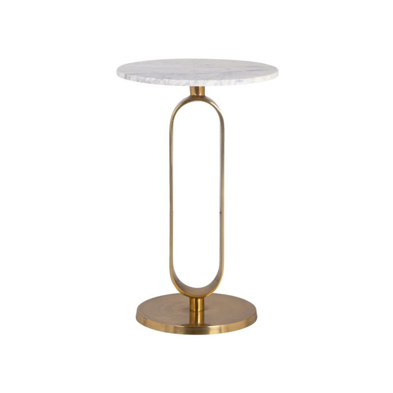825191-5 Bijzettafel Celine brushed gold