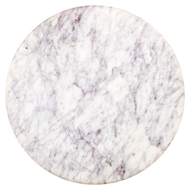 825225-4 Bijzettafel Holmes white 50Ø