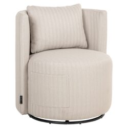 Outdoor eetkamerstoel Marlin beige swivel