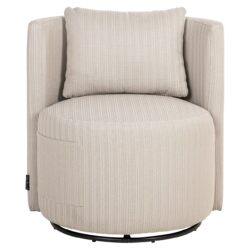 Outdoor eetkamerstoel Marlin beige swivel