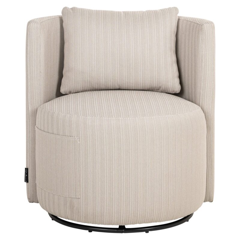 Outdoor eetkamerstoel Marlin beige swivel