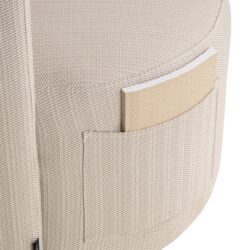 Outdoor eetkamerstoel Marlin beige swivel