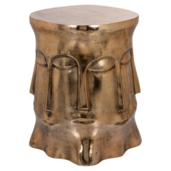 8832-1 Bijzettafel Hedron gold