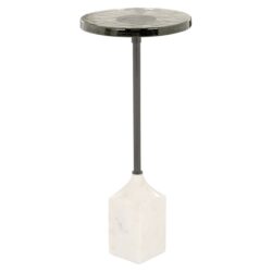 8834-1 Bijzettafel Aurora white 27Ø