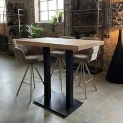 Bartafel mangohout 120x80cm ideaal voor horeca