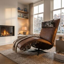 Fauteuil Indi | Koeienhuid | Uniek