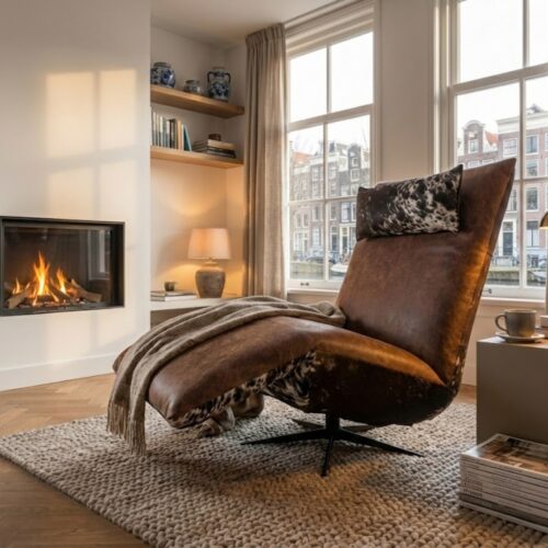 Fauteuil Indi Koeienhuid Fauteuil Indi | Koeienhuid | Uniek