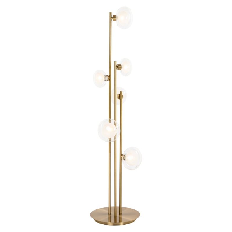 LB-0187-1 Vloerlamp Luva brushed gold