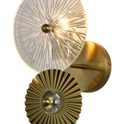 Wandlamp Otis brushed gold