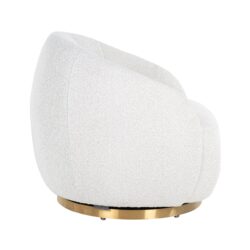 S4530_WHITE_BOUCLE-2 Lounge stoel Jago white bouclé swivel