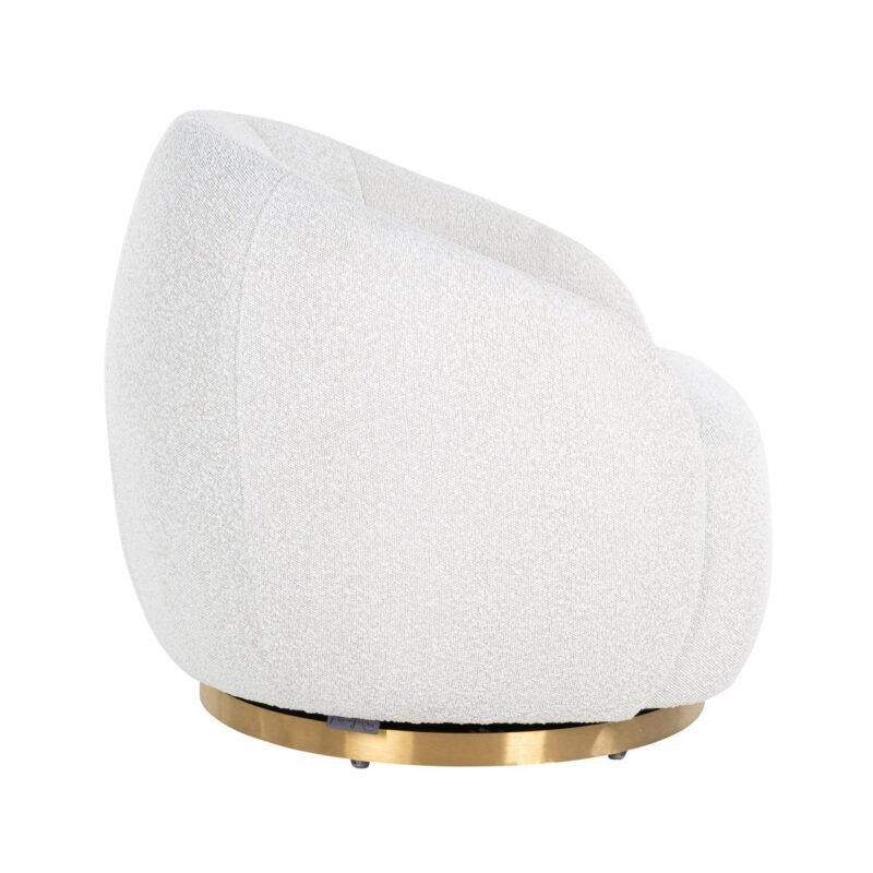 S4530_WHITE_BOUCLE-2 Lounge stoel Jago white bouclé swivel