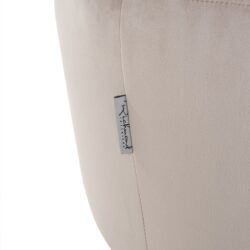 S4546_KHAKI_VELVET-8 Lounge stoel Maxime khaki velvet swivel