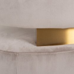 S4546_KHAKI_VELVET-9 Lounge stoel Maxime khaki velvet swivel