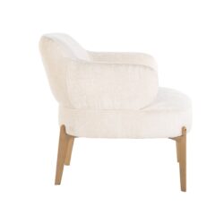 S4558_WHITE_CHENILLE-2 Lounge stoel Venus white chenille