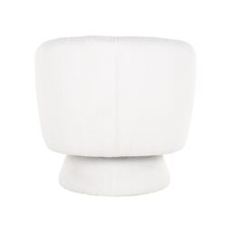 S4565_WHITE_FURRY_3 Lounge stoel Senna white furry swivel