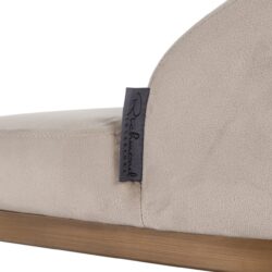 Barstoel Bolton khaki velvet brushed gold fire retardant (Set of 2)