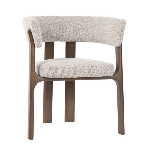 Eetkamerstoel Contigo mocca fancy