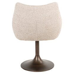 Eetkamerstoel Aldo natural linear swivel