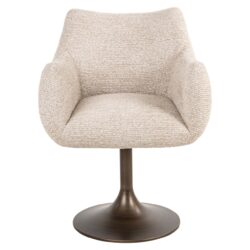Eetkamerstoel Aldo natural linear swivel
