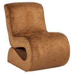 S4732_COGNAC_FUSION_1 Lounge stoel Frankie cognac fusion