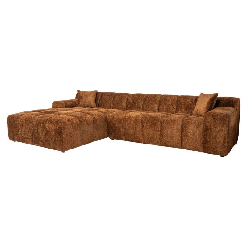 S5136_LOVELY_CINNAMON-9 Bank Cube lovely cinnamon 3-seater + lounge left