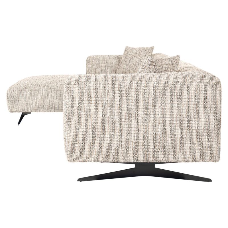 Bank Hoxton trendy nature 3-seater + lounge left