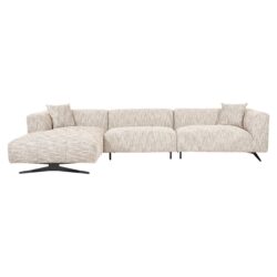 Bank Hoxton trendy nature 3-seater + lounge left