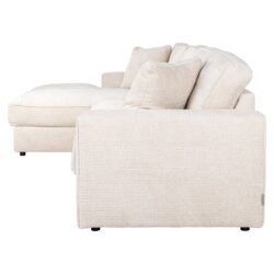 Bank Santos niagara beige 2,5-seater + lounge left
