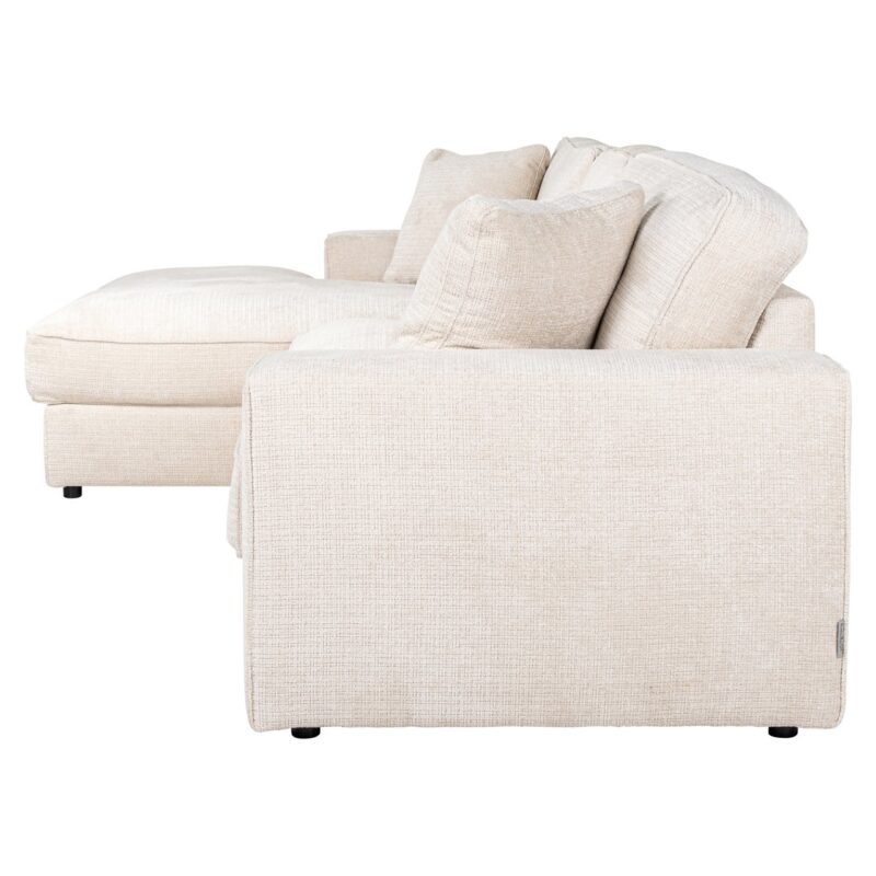 Bank Santos niagara beige 2,5-seater + lounge left