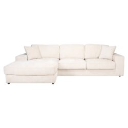 Bank Santos niagara beige 2,5-seater + lounge left